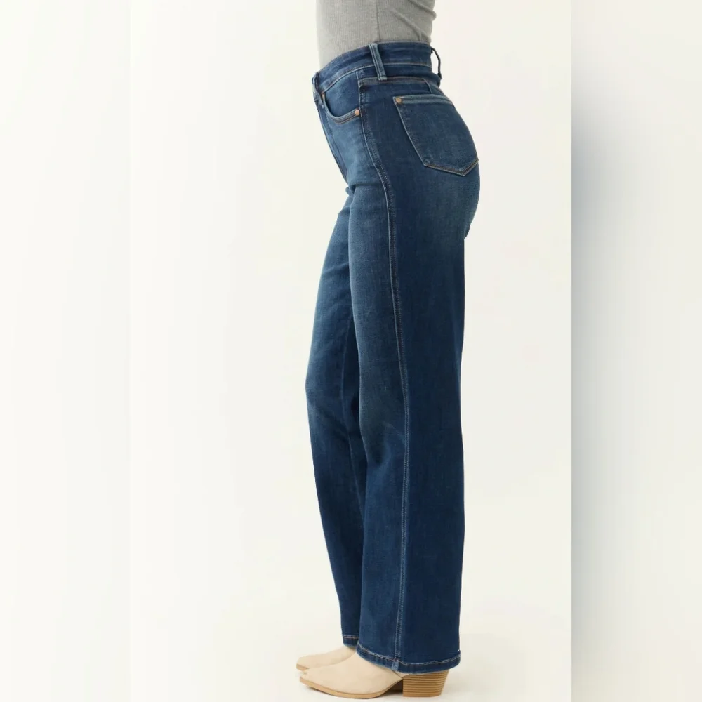 Judy Blue High Rise Tummy Control Straight Leg Stretch Jeans Regular Plus NEW✨️ - Picture 5 of 12